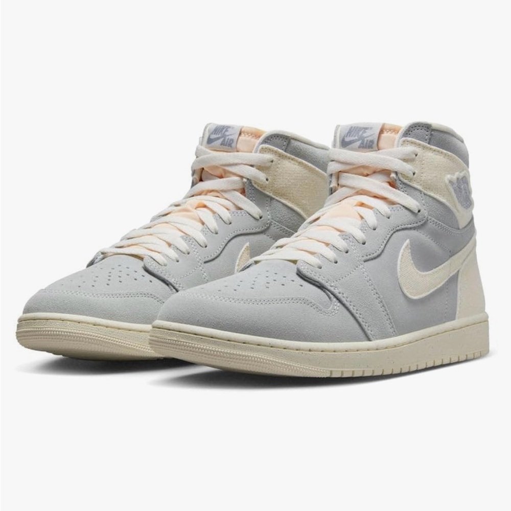 Nike Air Jordan Retro High OG Craft Sneakers. Unisex. Sea Glass/Pale Ivory